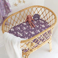 Bassinet Sheet / Change Pad Cover - Midnight Swan