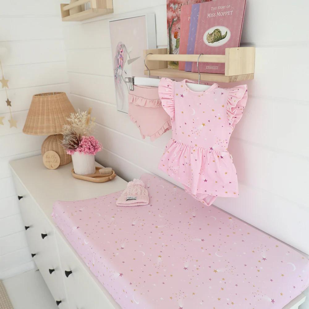 Bassinet Sheet / Change Pad Cover - Twinkle