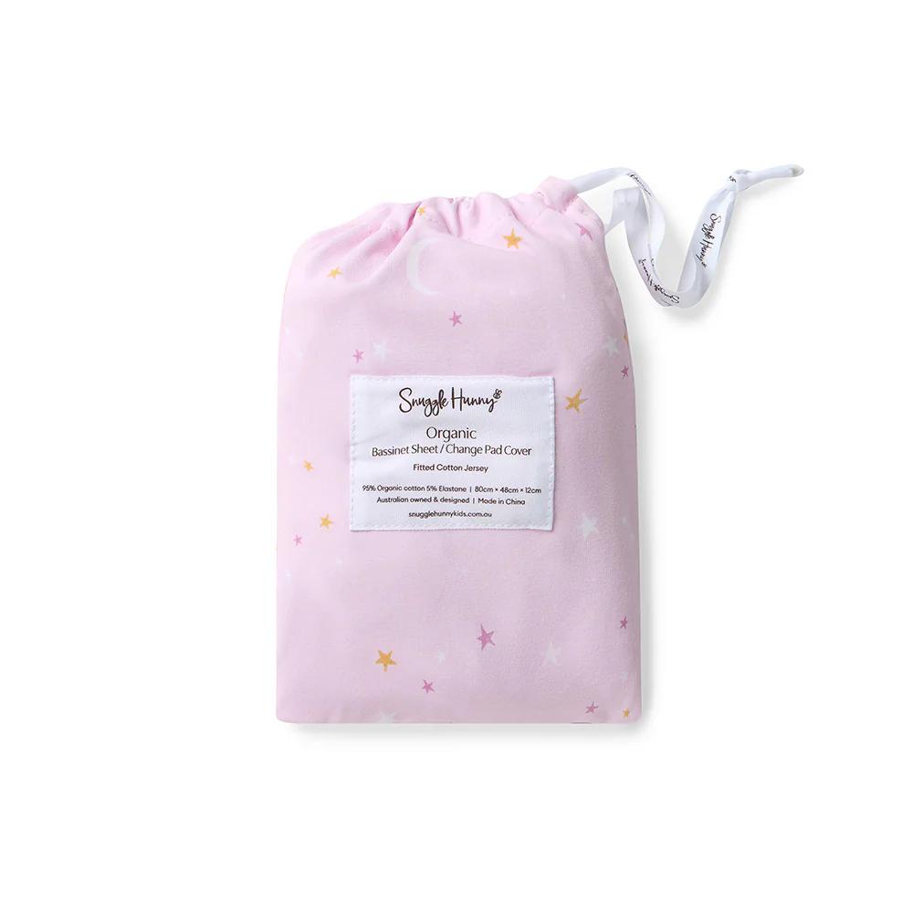 Bassinet Sheet / Change Pad Cover - Twinkle