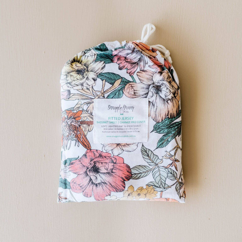Bassinet Sheet / Change Pad Cover - Australiana