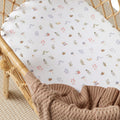 Bassinet Sheet / Change Pad Cover - Garden Friends
