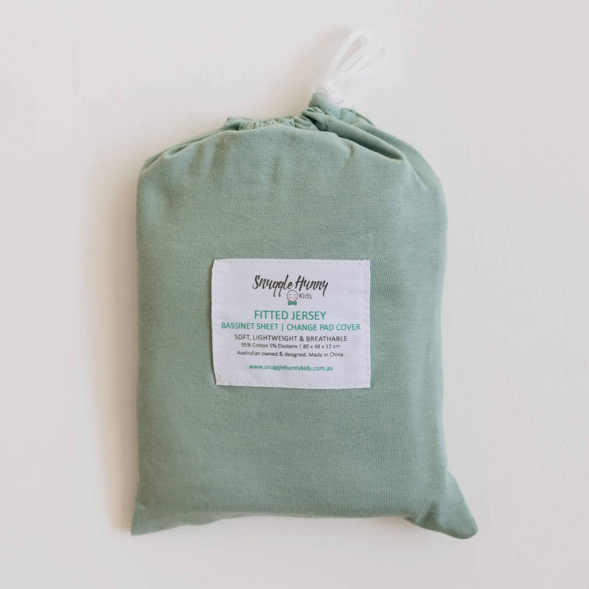 Bassinet Sheet / Change Pad Cover - Sage