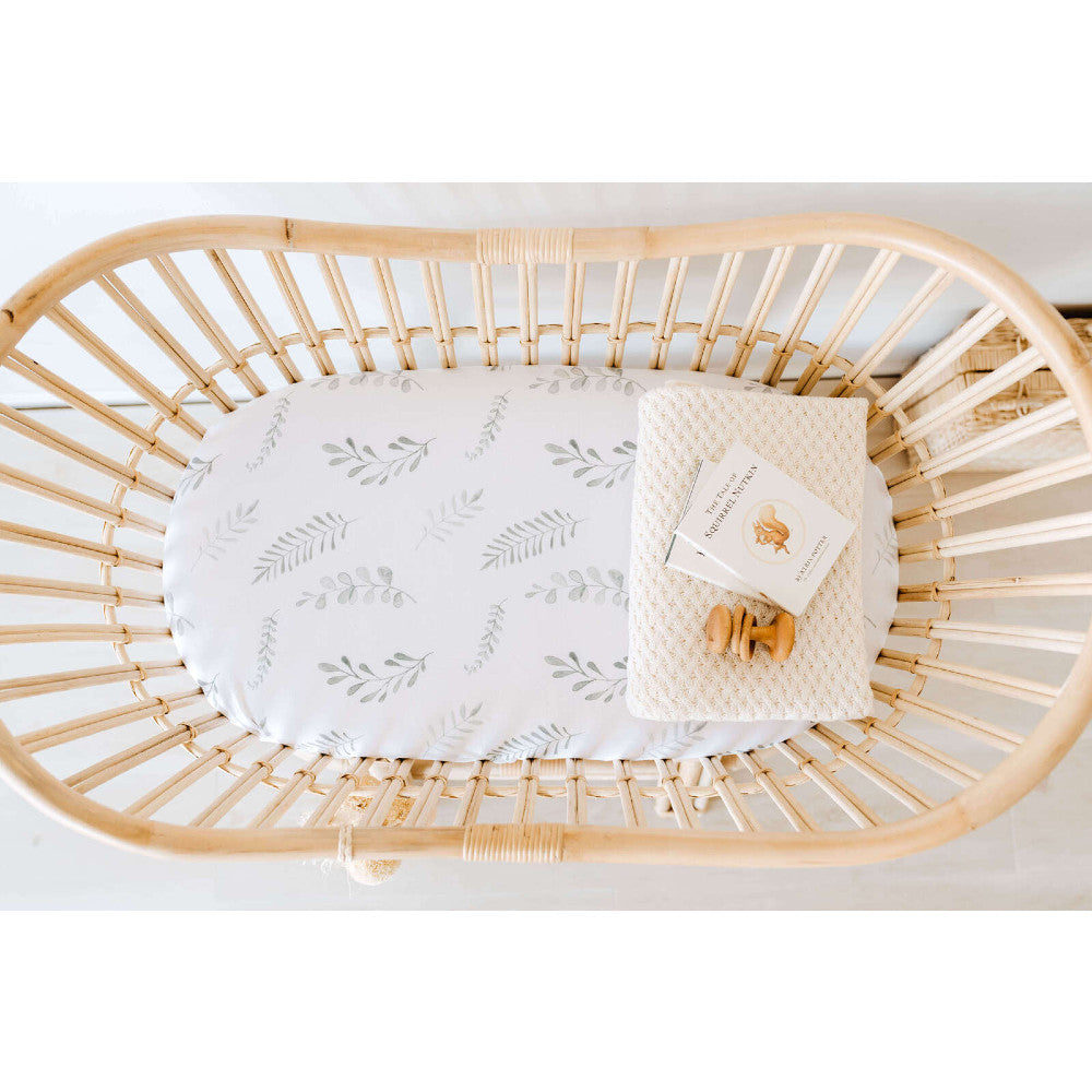 Bassinet Sheet / Change Pad Cover - Wild Fern