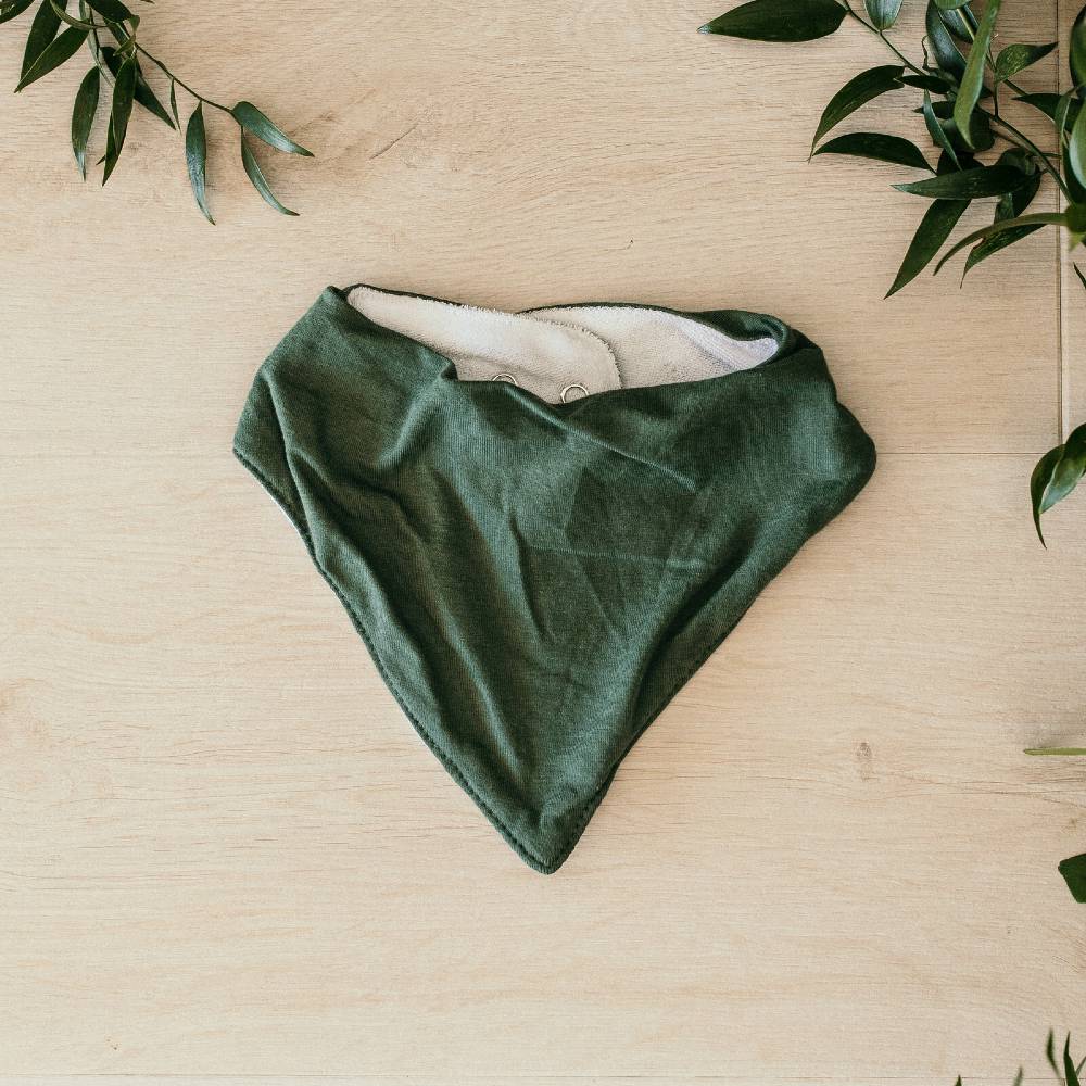 Kids Dribble Bib - Olive