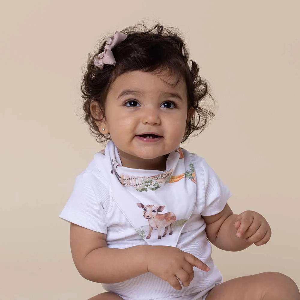 Kids Dribble Bib - Farm