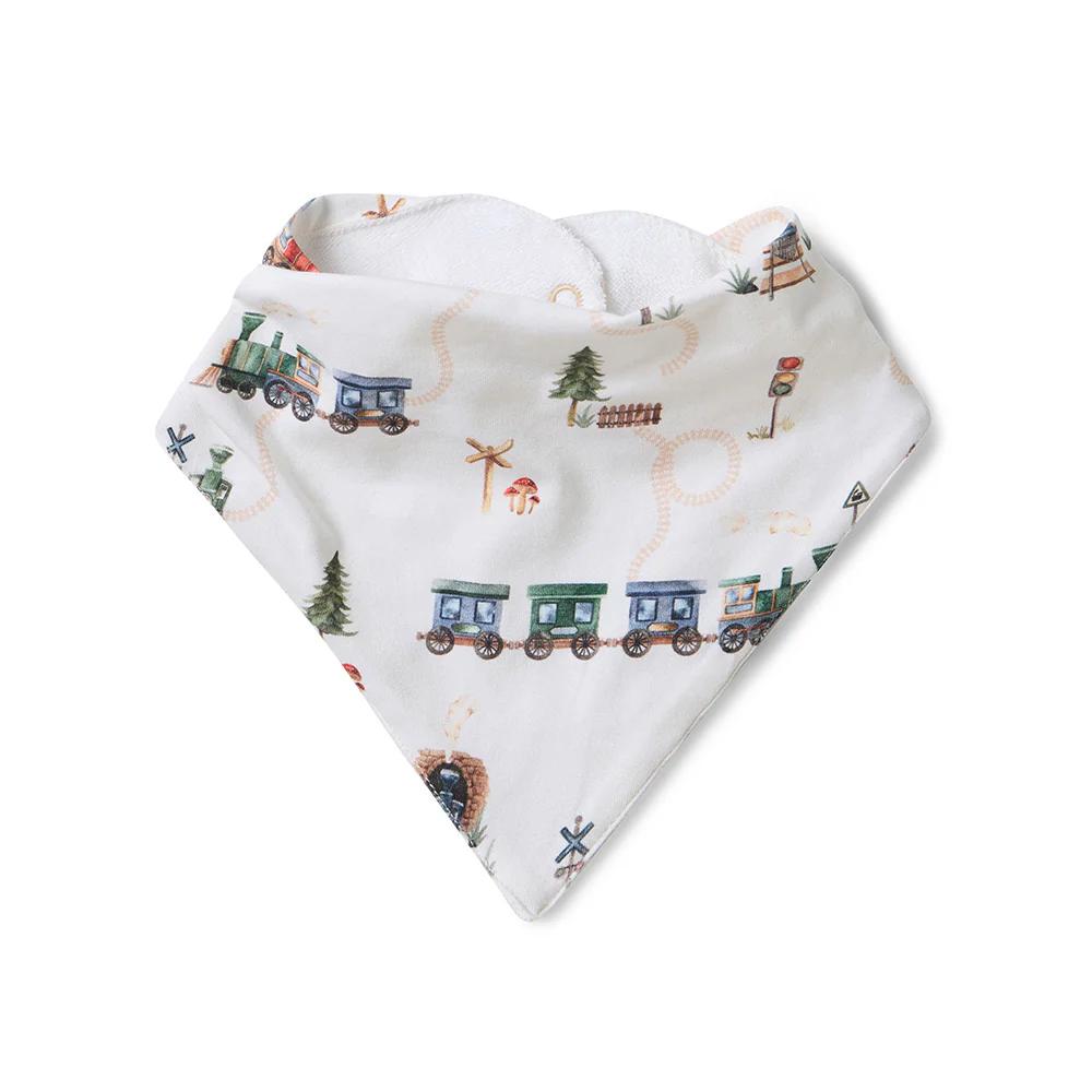 Kids Dribble Bib - Trains