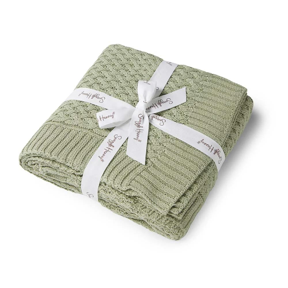 Diamond Knit Baby Blanket - Dewkist