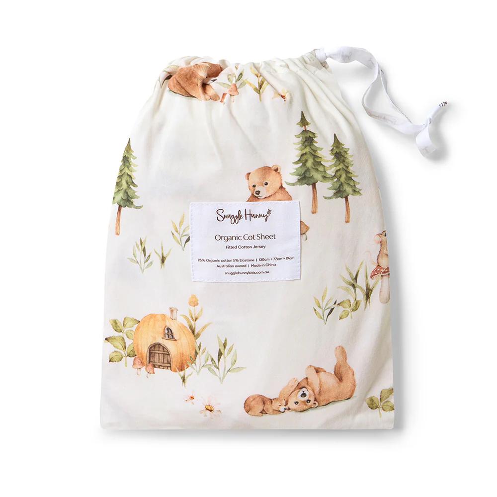 Fitted Cot Sheet - Bears