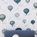 Fitted Cot Sheet - Cloud Chaser