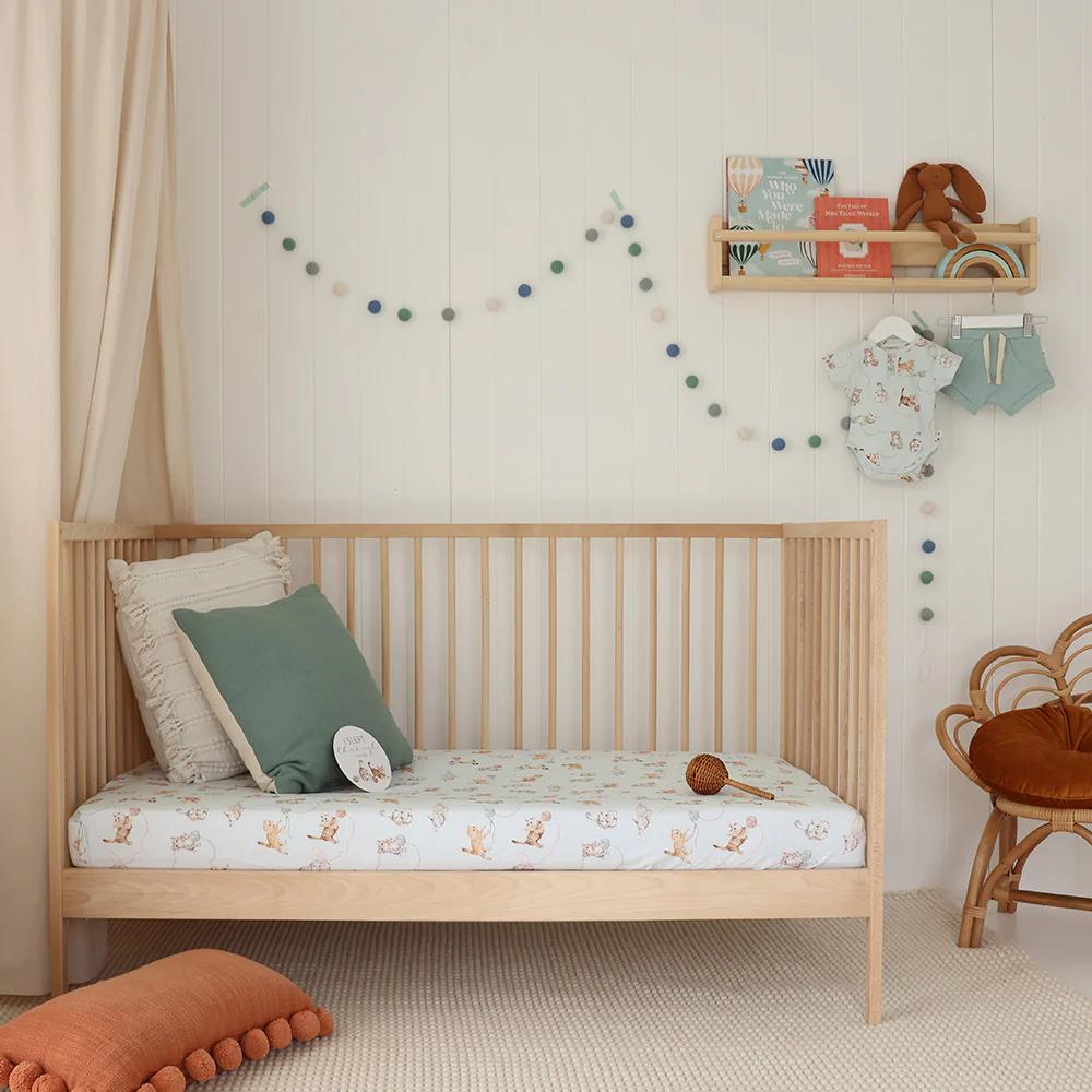 Fitted Cot Sheet - Kittens