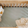 Fitted Cot Sheet - Sage