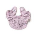 Snuggle Bib with Frill - Coral