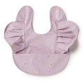 Snuggle Bib with Frill - Lilac Bloom