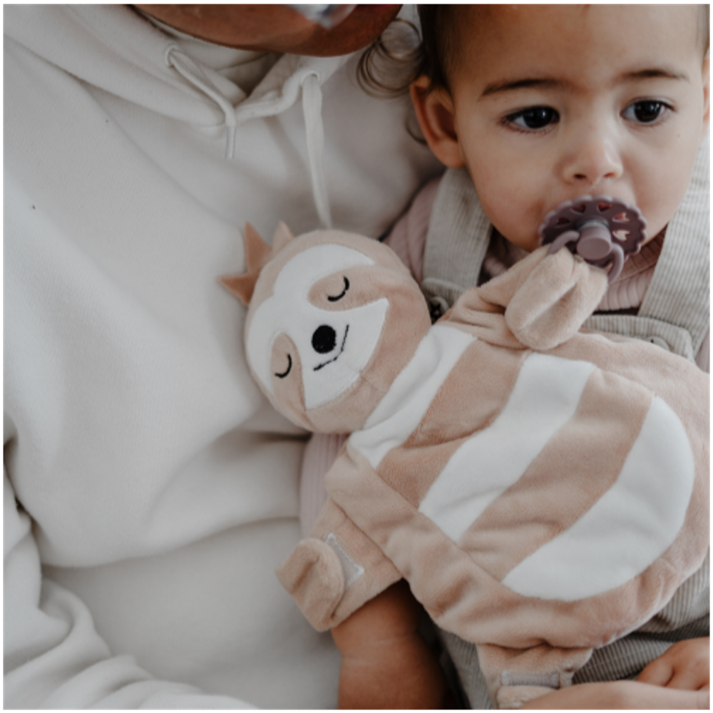 Sloth Sleepy Tot Comforter - Brown