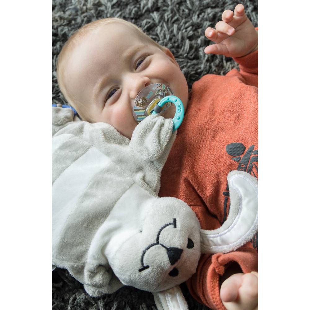Bunny Sleepy Tot Comforter - Grey