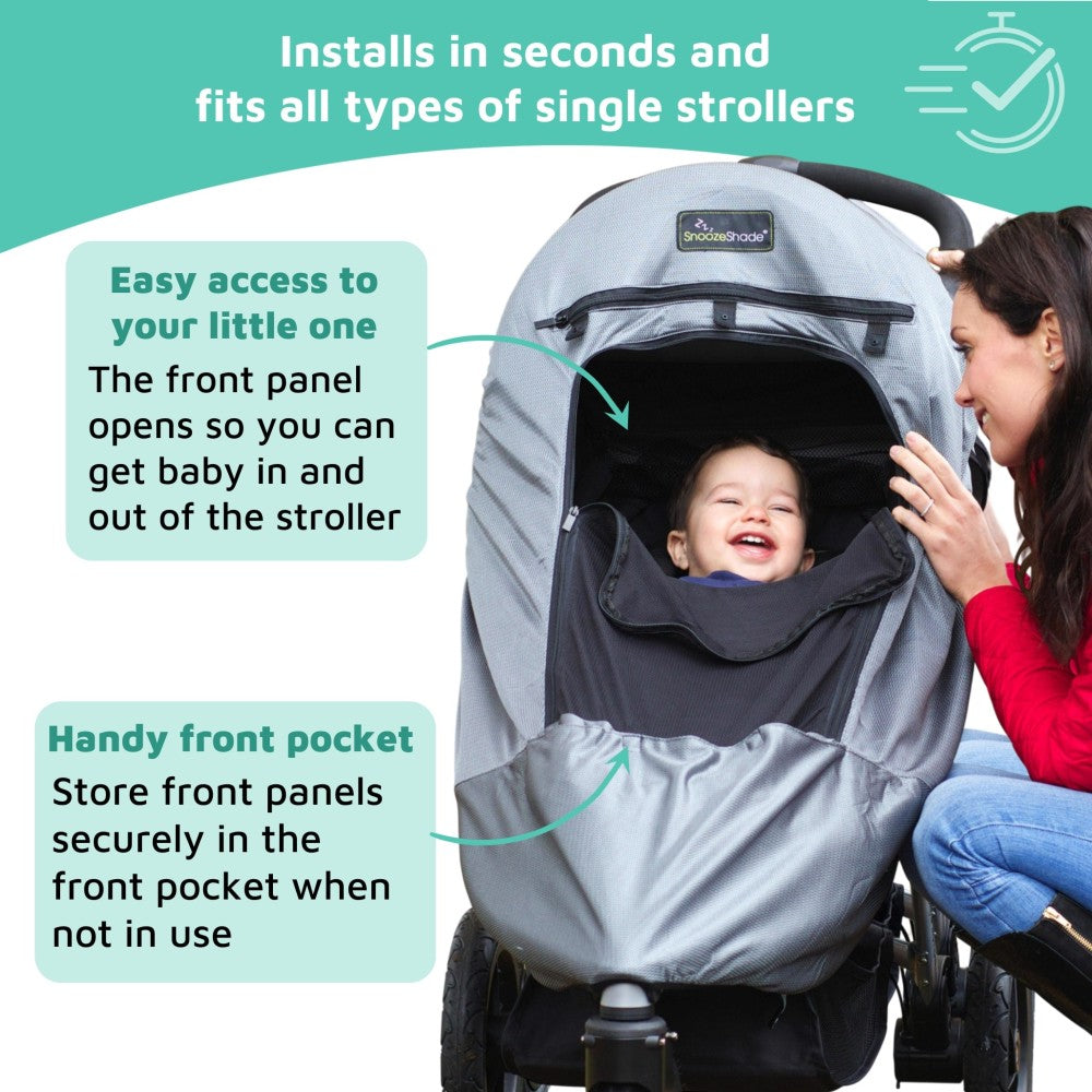 Buggy Sun & Sleep Shade - Plus Deluxe (snaps)