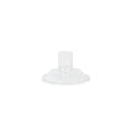 Silicone bottle spout on a white background