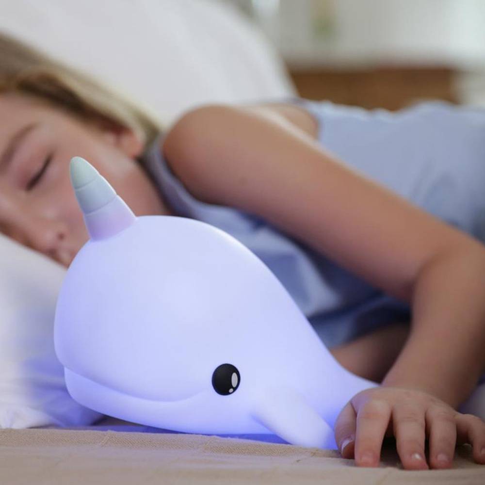 Rechargeable Night Light - Squishy Narwhal