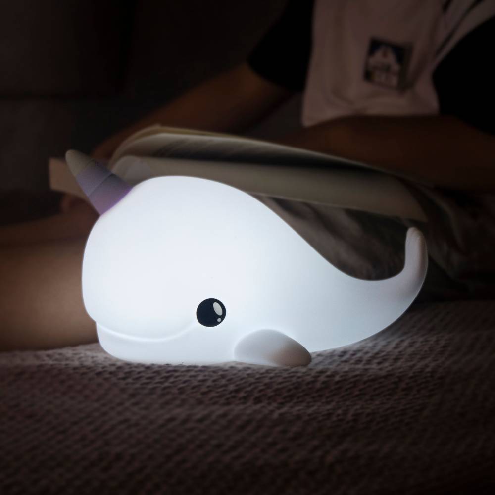 Rechargeable Night Light - Squishy Narwhal
