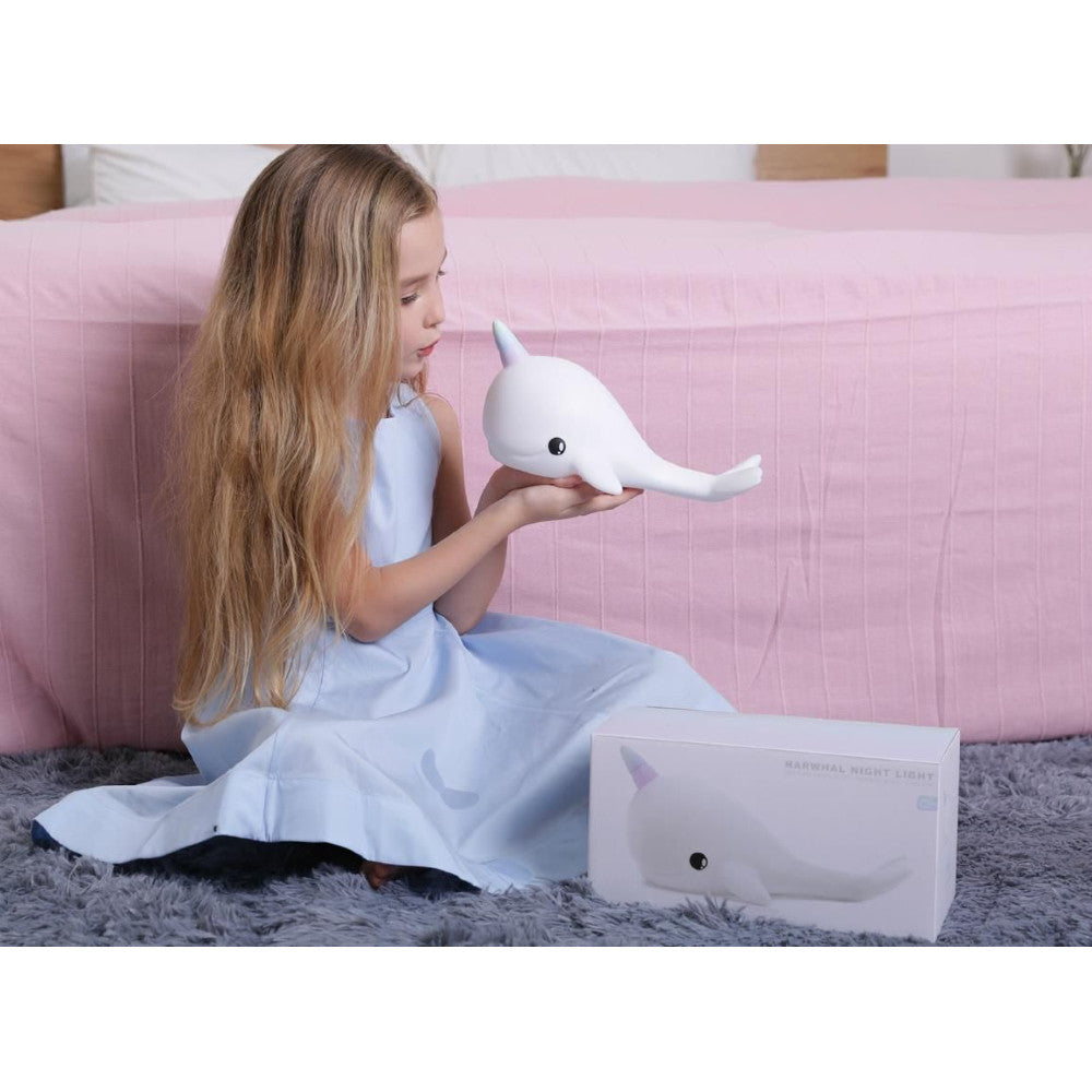 Rechargeable Night Light - Narwhal