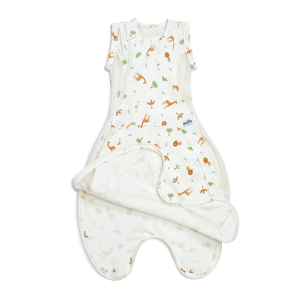 0.5 tog - Swaddle to Sleep Bag - Savannah Slumber