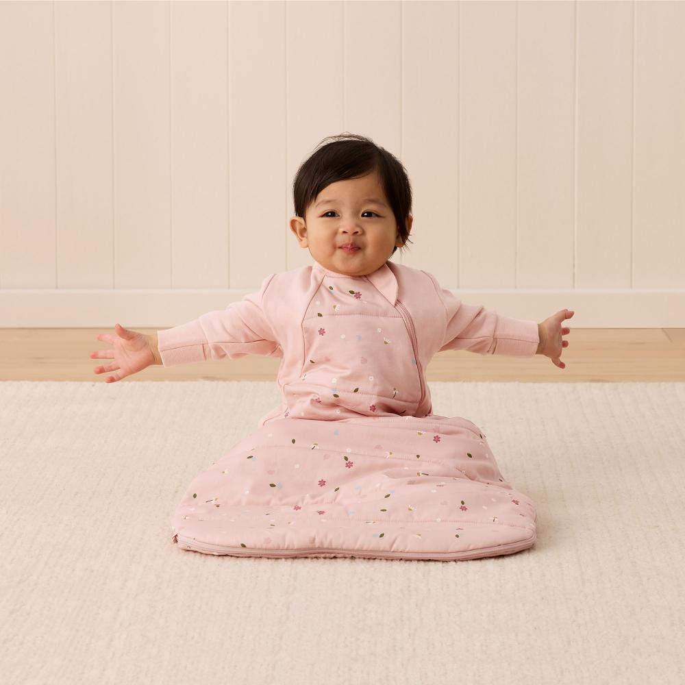 3.5 tog Side Zip Premium Sleeping Bag - Daisies