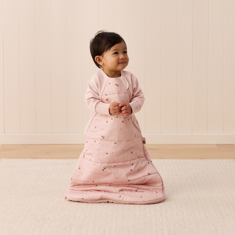 3.5 tog Side Zip Premium Sleeping Bag - Daisies