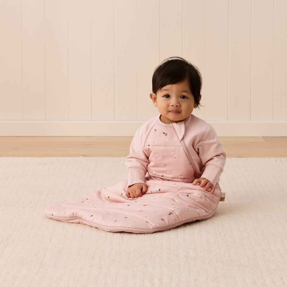 3.5 tog Side Zip Premium Sleeping Bag - Daisies