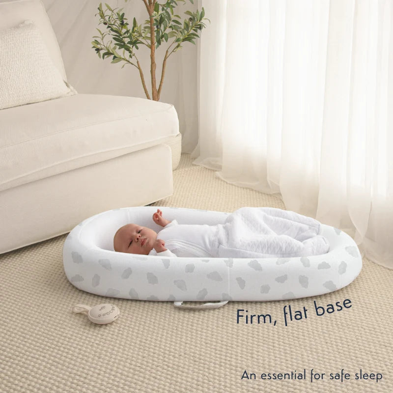 baby ned with firm flat breathable base