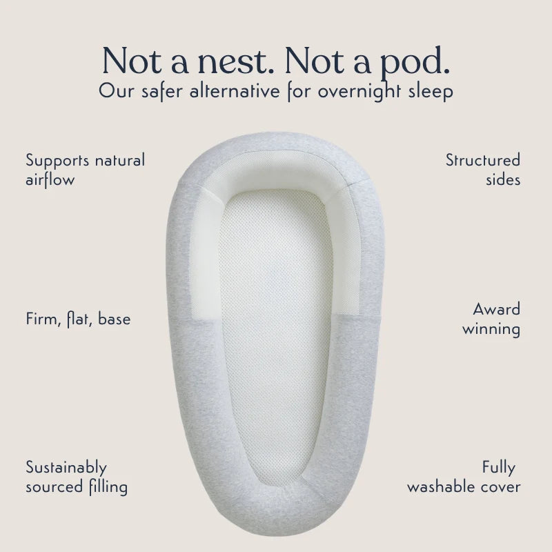 Sleep Tight Baby Bed - Minimal Grey