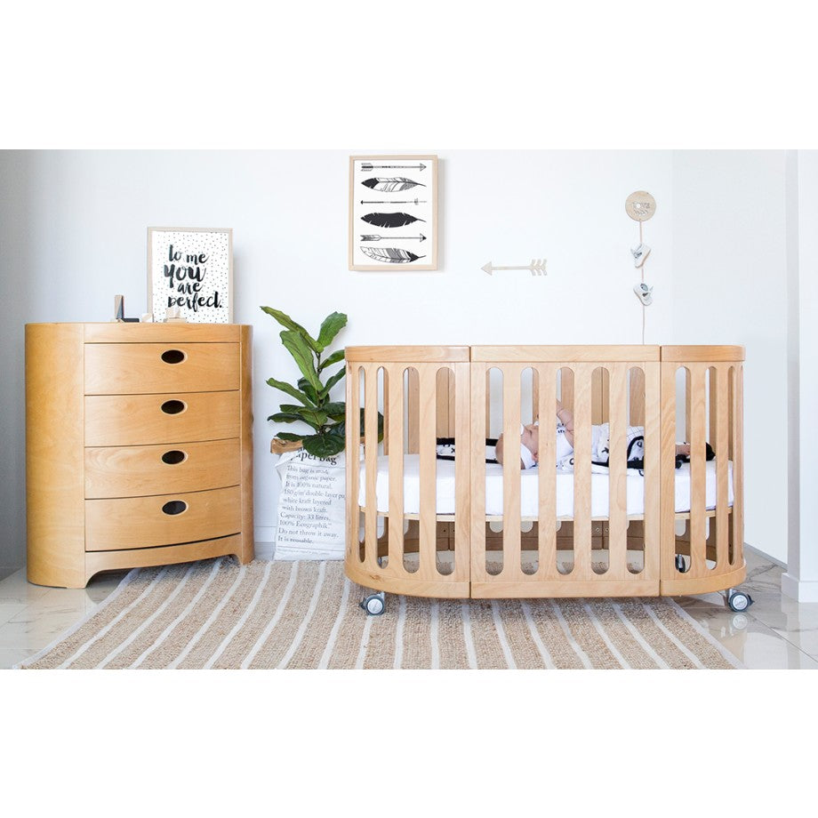 Sova All Wood Cot - Natural Beech