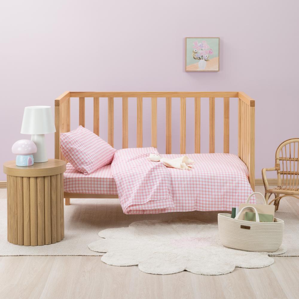 Toddler Pillowcase - Charlie - Blush