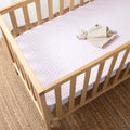 Cotton Cot Fitted Sheet - Charlie - Orchid