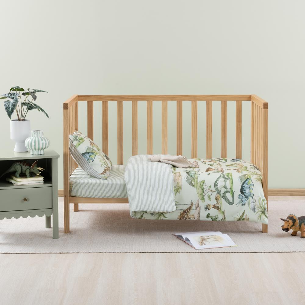 Cotton Cot Duvet Cover - Dino Kingdom