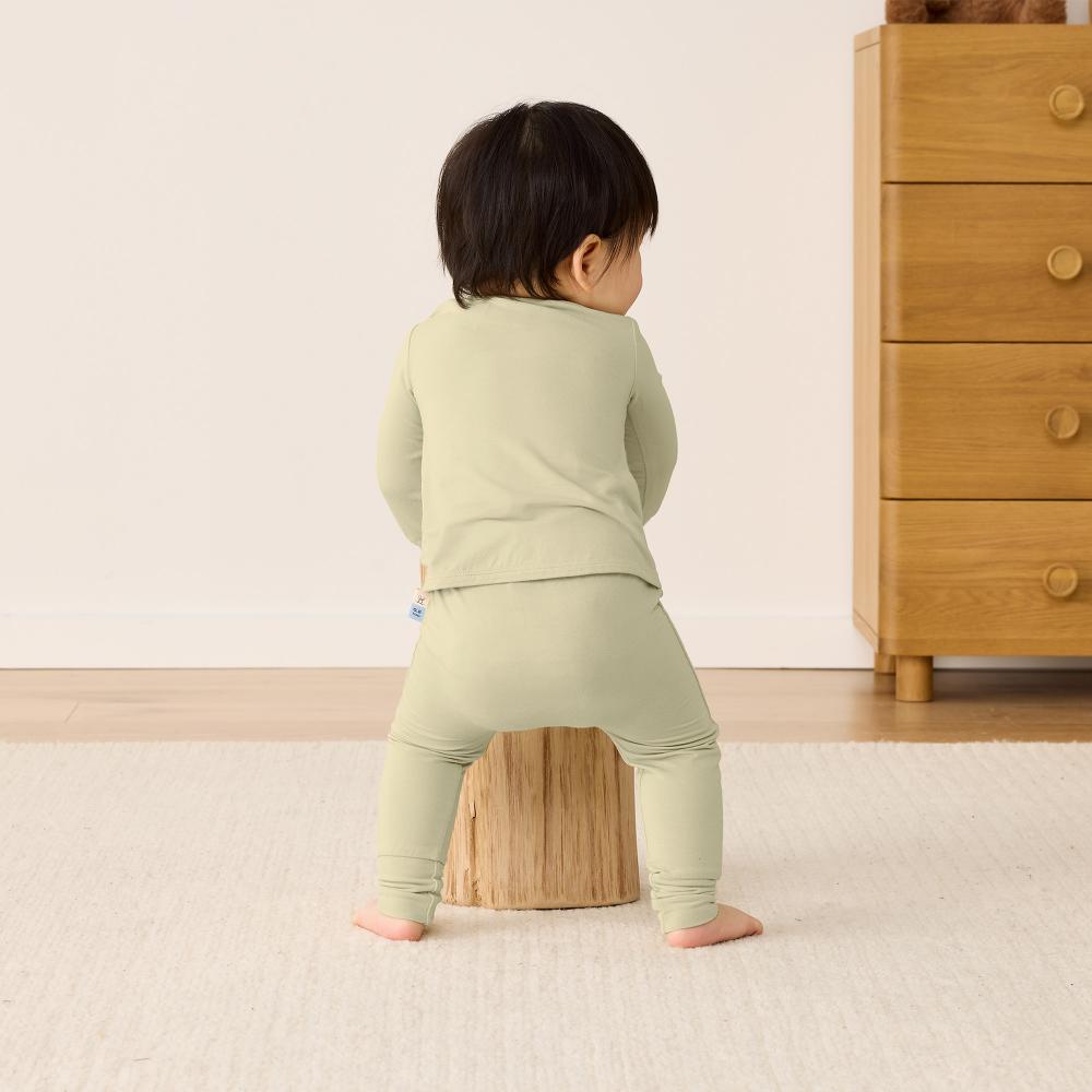 0.2 tog Stretch Base Long Sleeve Layer - Matcha