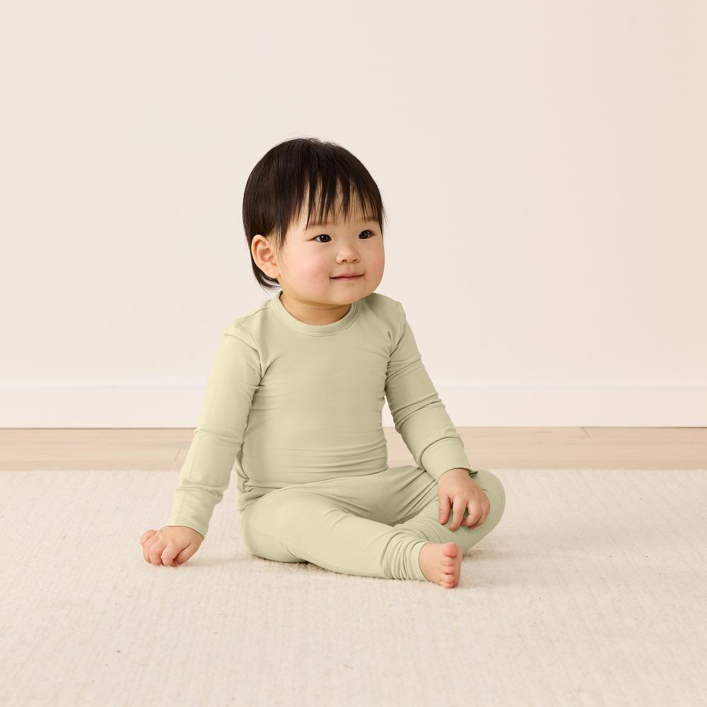 0.2 tog Stretch Base Long Sleeve Layer - Matcha