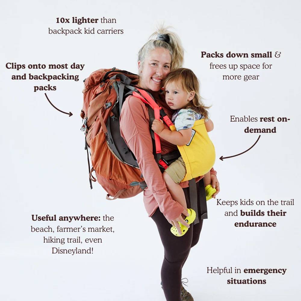 Kid Carrier - Sunrise - Gold/Neon Orange