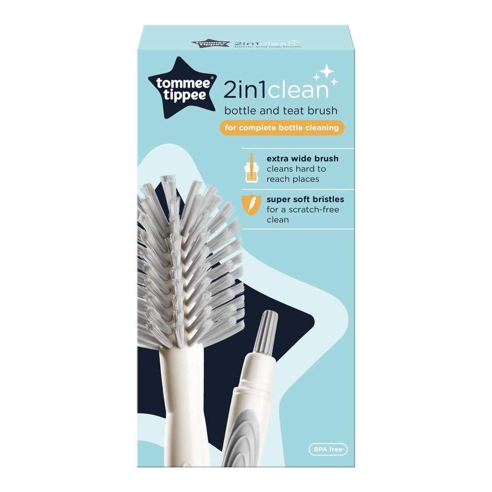 Bottle & Teat Brush - Grey