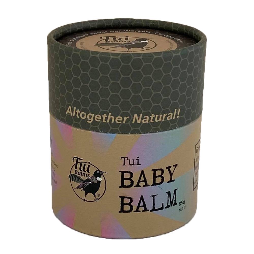 Tui Baby Balm against white background.
