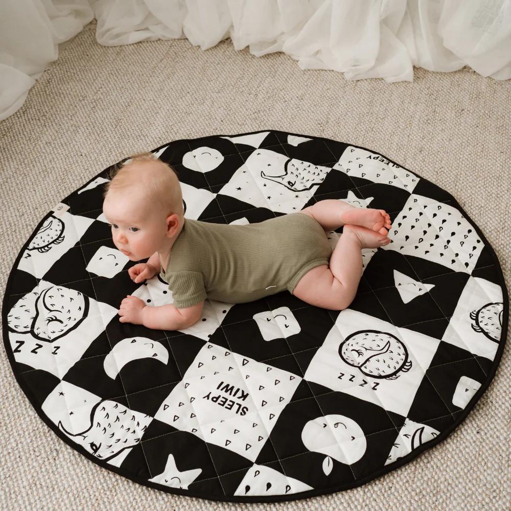 Sleepy Kiwi - Quilted Playmat