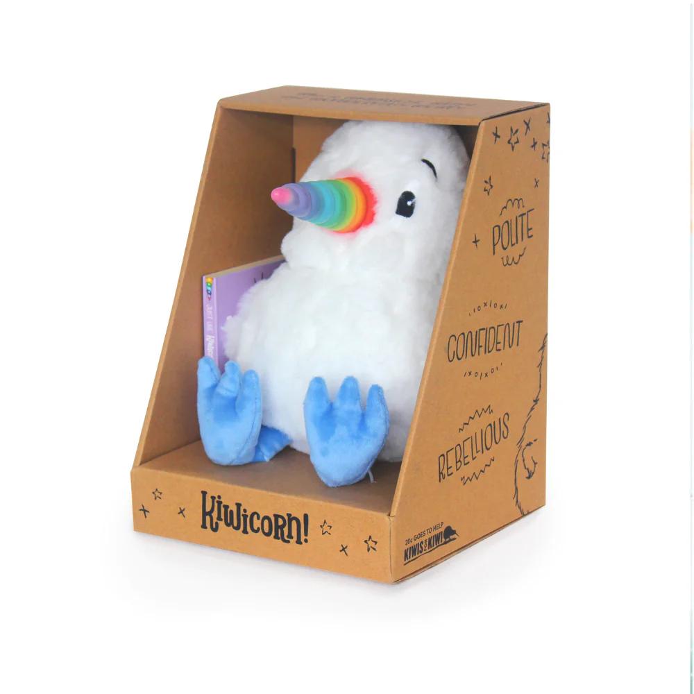 Kiwicorn Plush Toy + Just Like Kiwicorn - Board Book