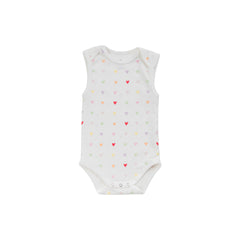 Organic Cotton Singletsuit - Mini Hearts