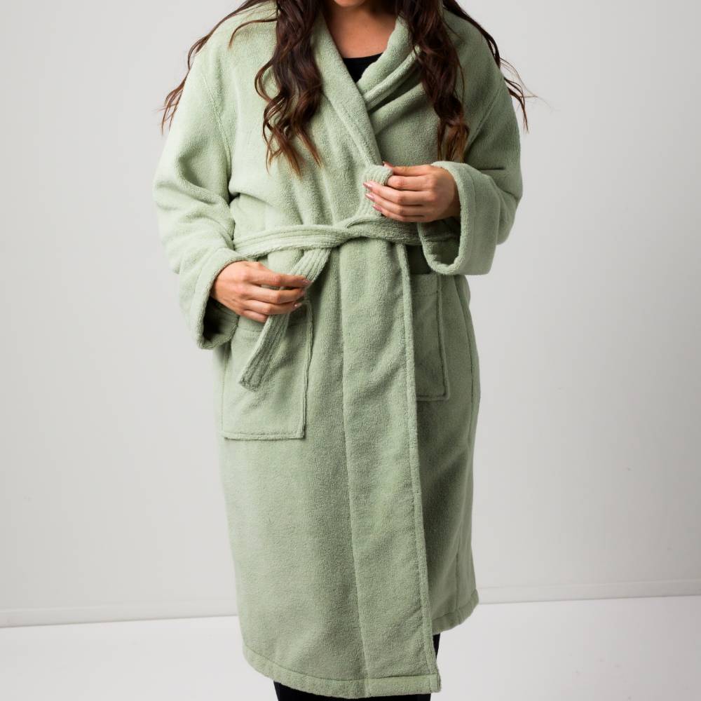 Adult Luxe Bath Robe - Sage