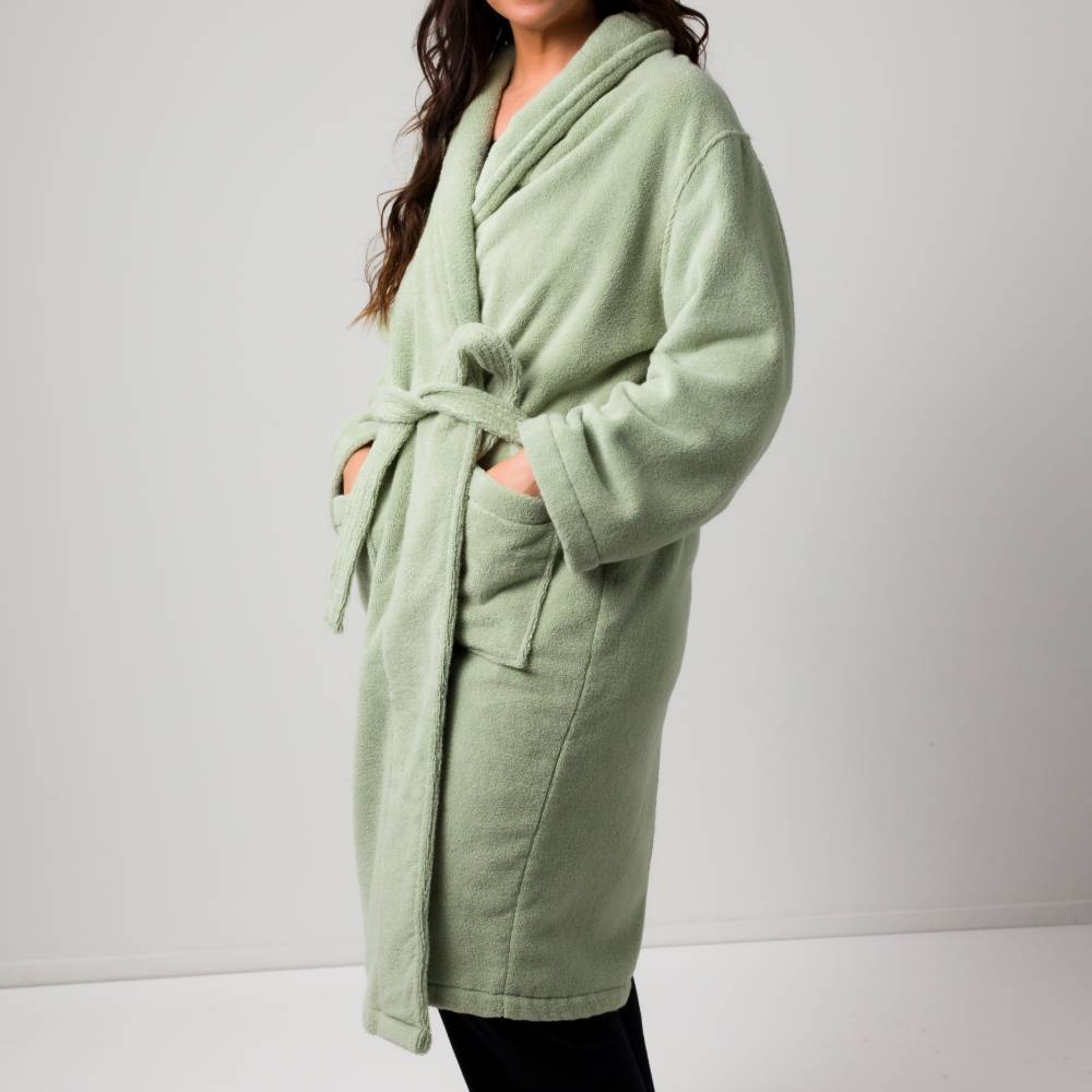 Adult Luxe Bath Robe - Grey