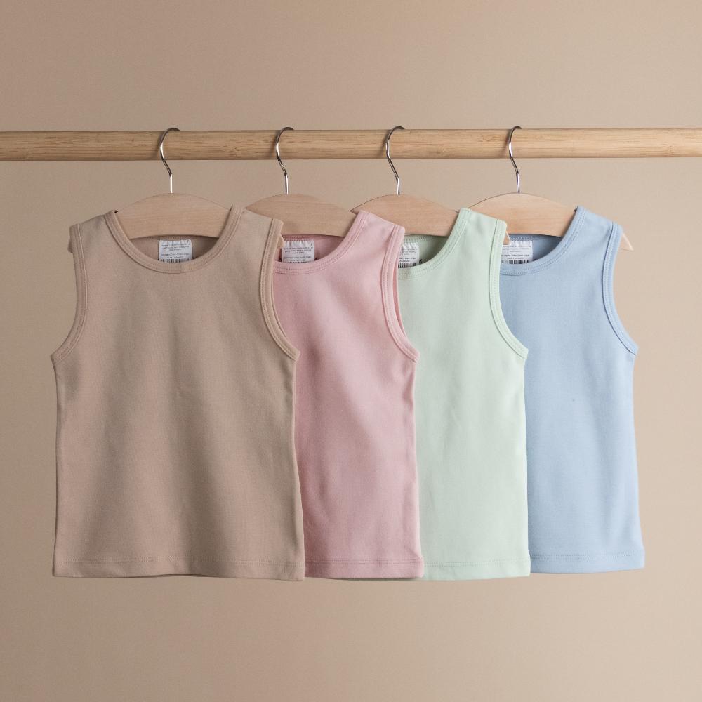 Basics Cotton Singlet - Pink