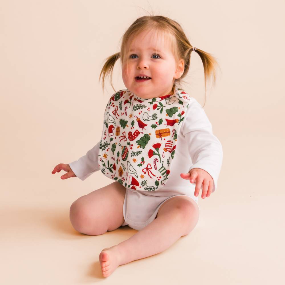 Christmas Jersey Bib