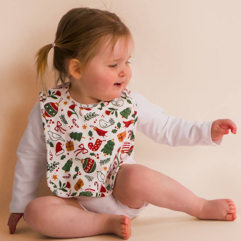 Christmas Jersey Bib