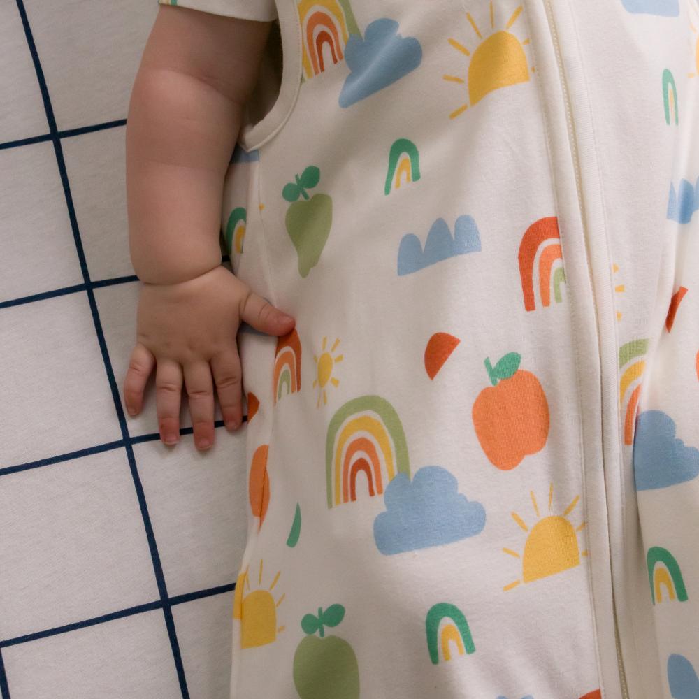 0.2 tog Organic Cotton Sleeping Bag - Sunny Days