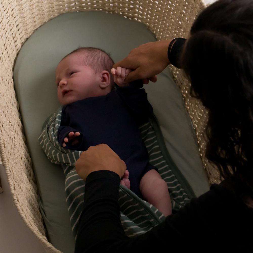 All Seasons Merino Long Sleeve Bodysuit - Milk/Elephant