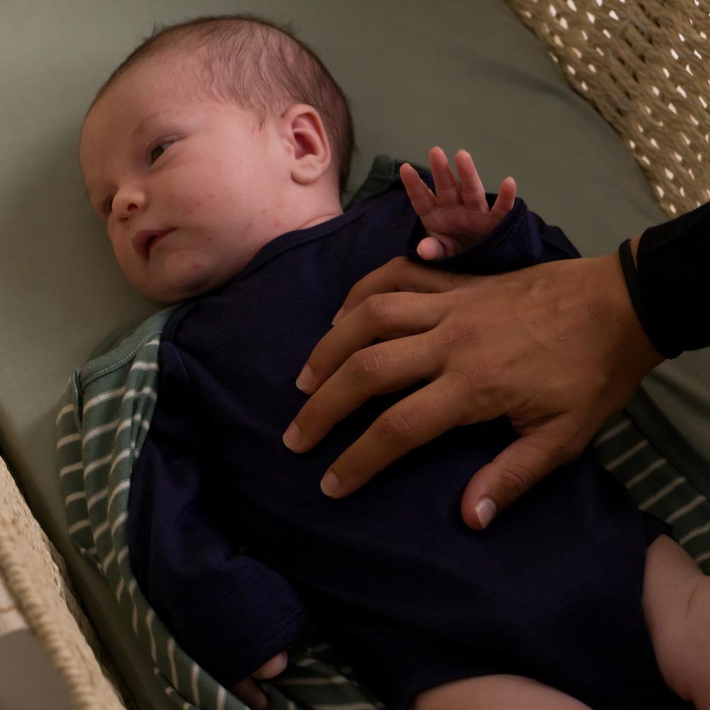 All Seasons Merino Long Sleeve Bodysuit - Milk/Elephant